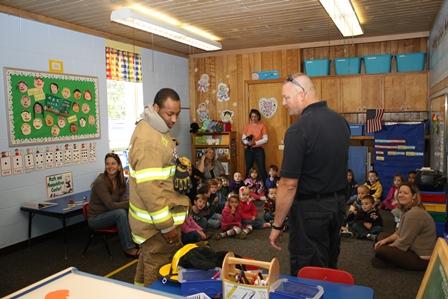 Fire Prevention detail at a local school.